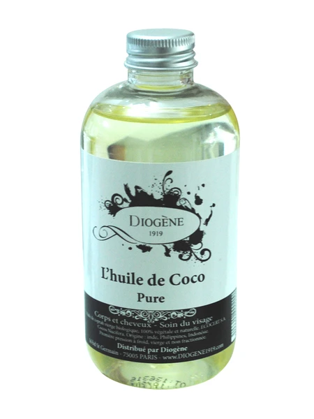 Huile De Coco Corps Et Cheveux 250mlDiogène 3 Huile De Coco Corps Et Cheveux 250mlDiogène