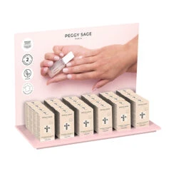 Présentoir De 24 Durcisseurs D'ongles Milky Cure Express Peggy Sage
