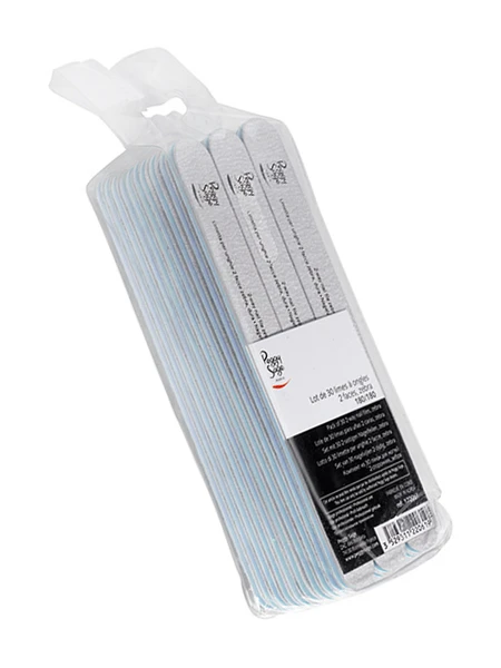 Limes à Ongles 2 Faces 180/180 Zebra Peggy Sage X 30 3 Limes à Ongles 2 Faces 180/180 Zebra Peggy Sage X 30