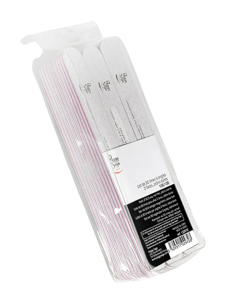 Limes à Ongles 2 Faces 100/100 Zebra Peggy Sage X 30 3 Limes à Ongles 2 Faces 100/100 Zebra Peggy Sage X 30