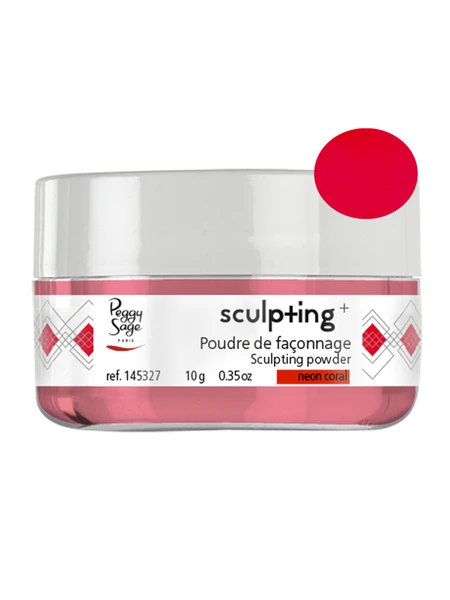 Poudre De Façonnage Sculpting+ Neon Coral Peggy Sage 10g 3 Poudre De Façonnage Sculpting+ Neon Coral Peggy Sage 10g