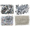 Mini Kit Paillettes Pour Ongles Argent Peggy Sage 2 Mini Kit Paillettes Pour Ongles Argent Peggy Sage -Produits D'entretien 149311.600