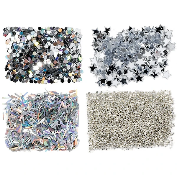 Mini Kit Paillettes Pour Ongles Argent Peggy Sage 3 Mini Kit Paillettes Pour Ongles Argent Peggy Sage