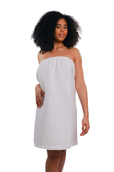 Paréo Nid D'Abeille Velcro Blanc 3 Paréo Nid D'Abeille Velcro Blanc