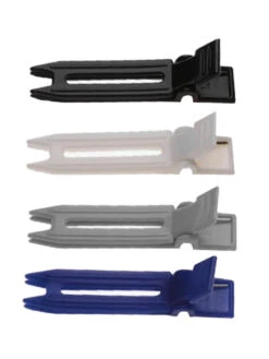 100 Pinces 2 Branches Plastique Assortie