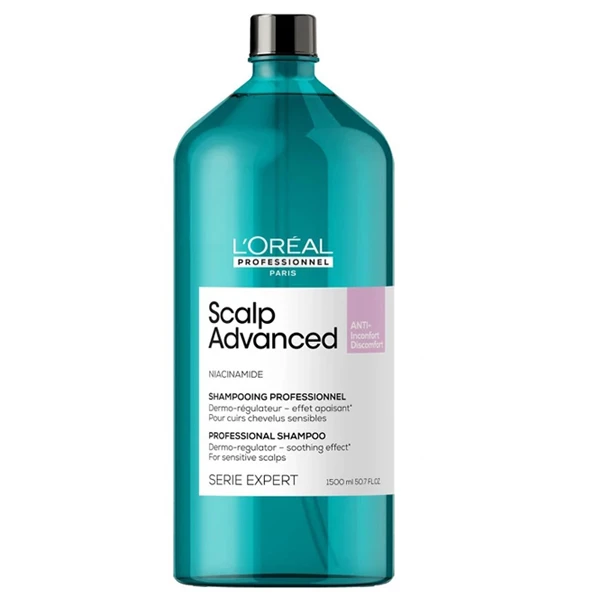 Shampoing Dermo-Régulateur Anti-Démangeaisons Scalp Advanced Serie Expert L'Oréal Professionnel 1500ml 3 Shampoing Dermo-Régulateur Anti-Démangeaisons Scalp Advanced Serie Expert L'Oréal Professionnel 1500ml