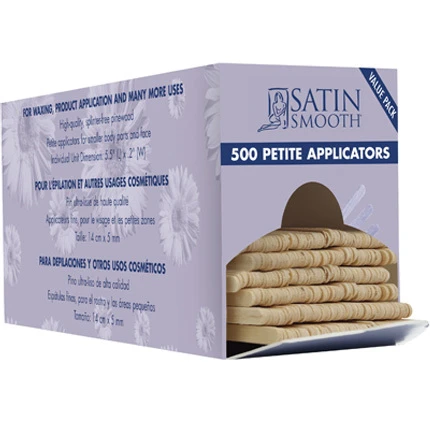 Spatules Bois Visage Et Petites Zones Satin Smooth X500 3 Spatules Bois Visage Et Petites Zones Satin Smooth X500